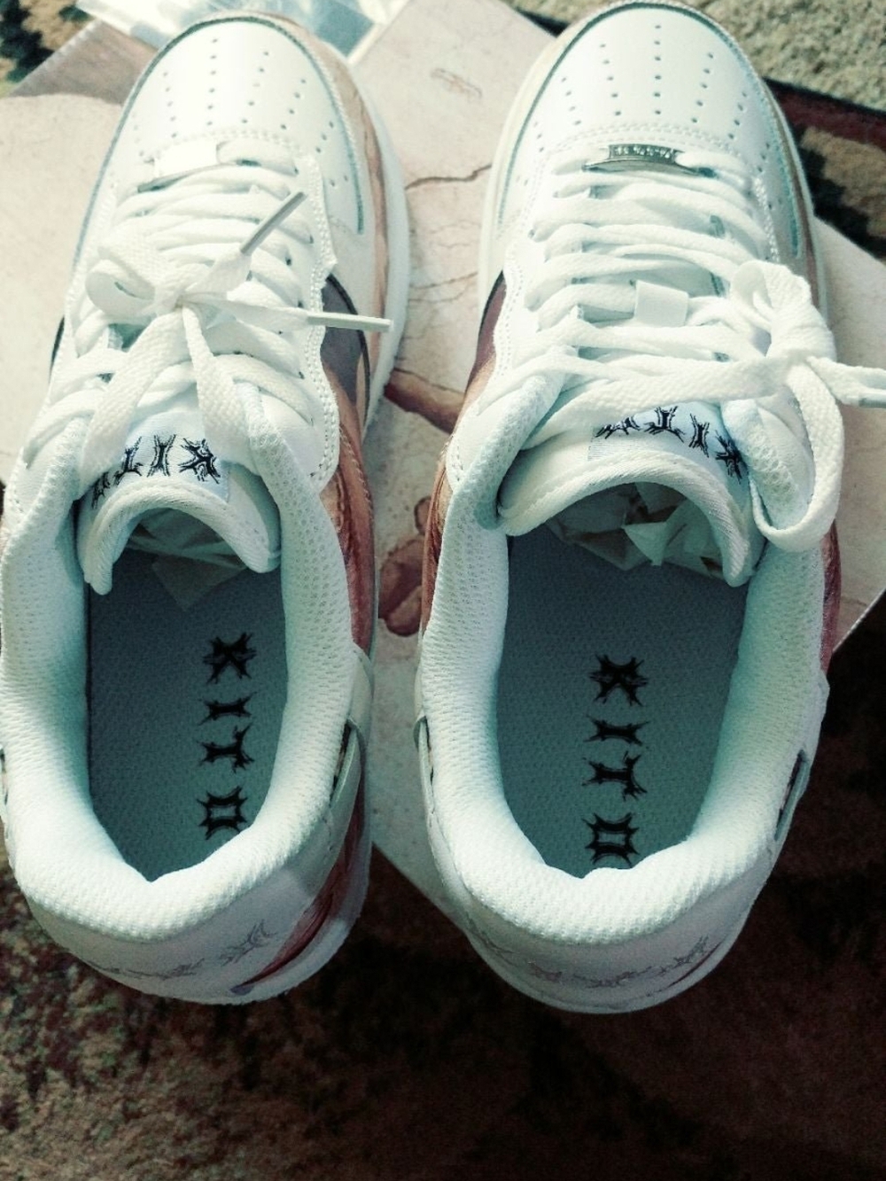 Force of Creation Low White Leather Sneakers - Picture 12 of 12